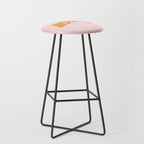 Howdy Y'all | Yellow Orange Pink Stool Gallery Image 1