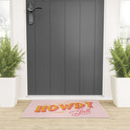Howdy Y'all | Yellow Orange Pink Welcome Mat Gallery Image 3