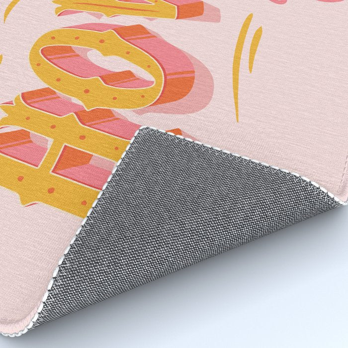 Howdy Y'all | Yellow Orange Pink Rug Gallery Image 4