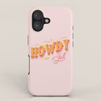 Howdy Y'all | Yellow Orange Pink iPhone Case Gallery Image 1