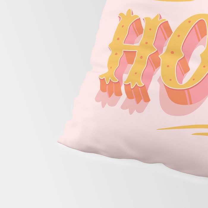 Howdy Y'all | Yellow Orange Pink Pillow Sham Gallery Image 4