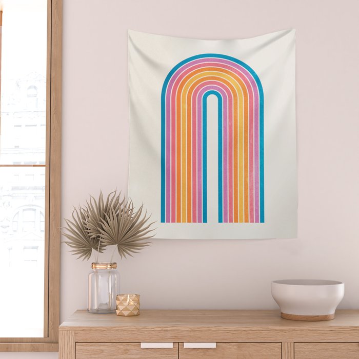 Vintage California Arch Wall Tapestry Gallery Image 2