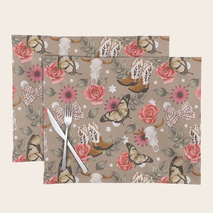Cowboy Spirit Blooms Placemat Gallery Image 1