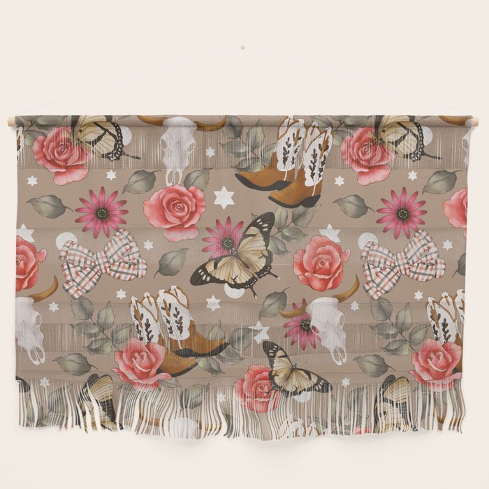 Cowboy Spirit Blooms Wall Hanging Gallery Image 1