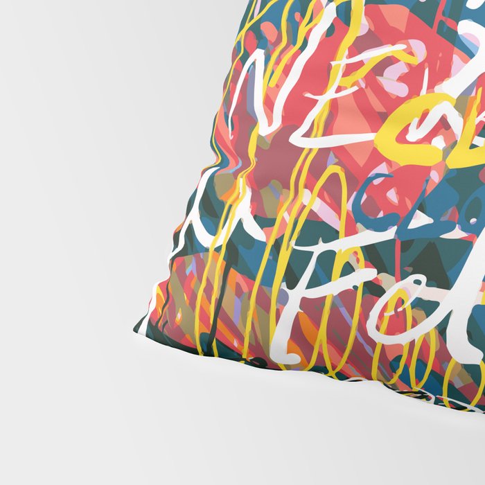 Graffiti Pop Art Writings Music by Emmanuel Signorino Pillow Sham Gallery Image 4