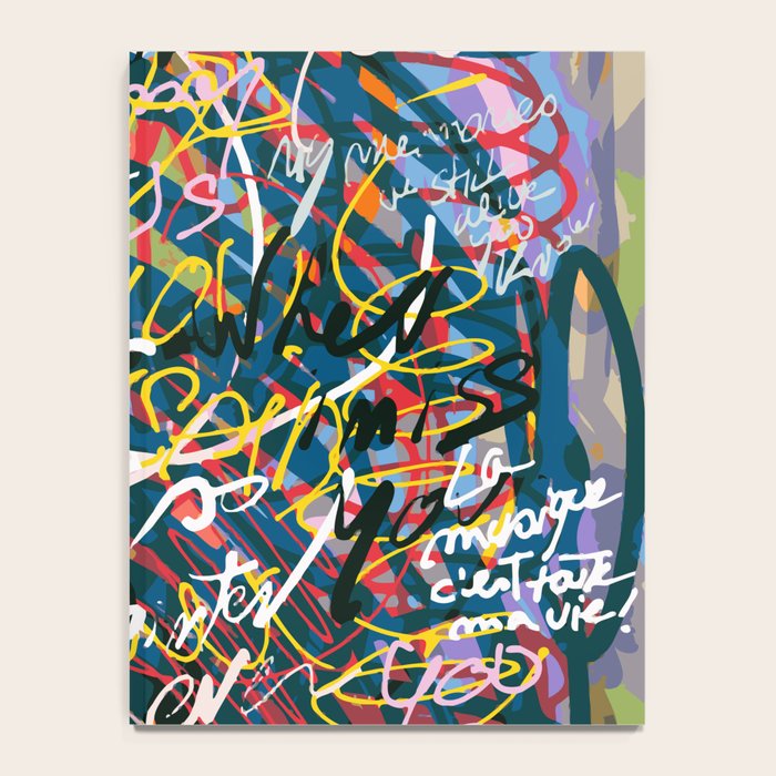 Graffiti Pop Art Writings Music by Emmanuel Signorino Notebook Gallery Image 4