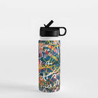 Graffiti Pop Art Writings Music by Emmanuel Signorino Water Bottle Gallery Image 1