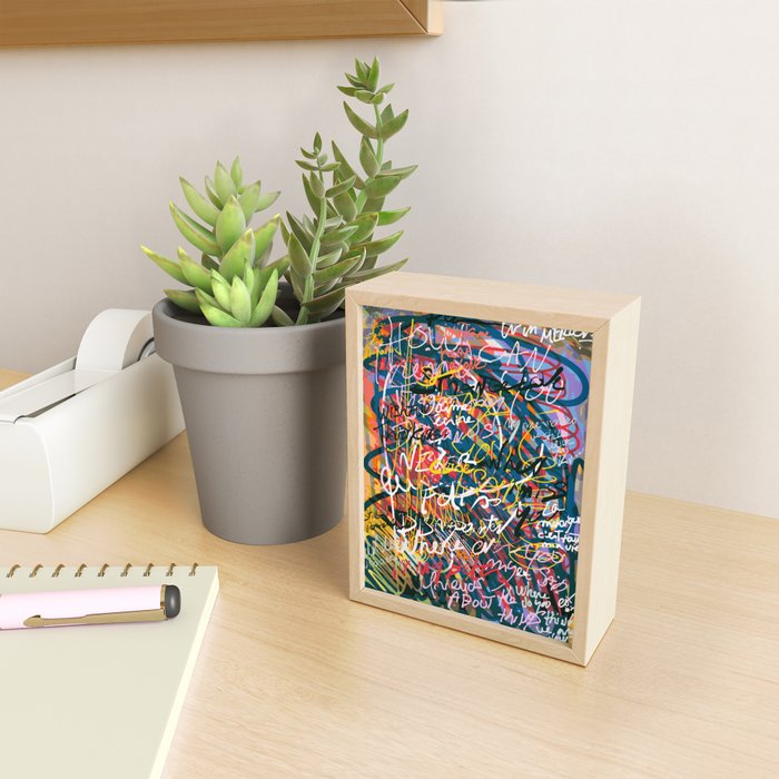 Graffiti Pop Art Writings Music by Emmanuel Signorino Mini Art Print Gallery Image 2