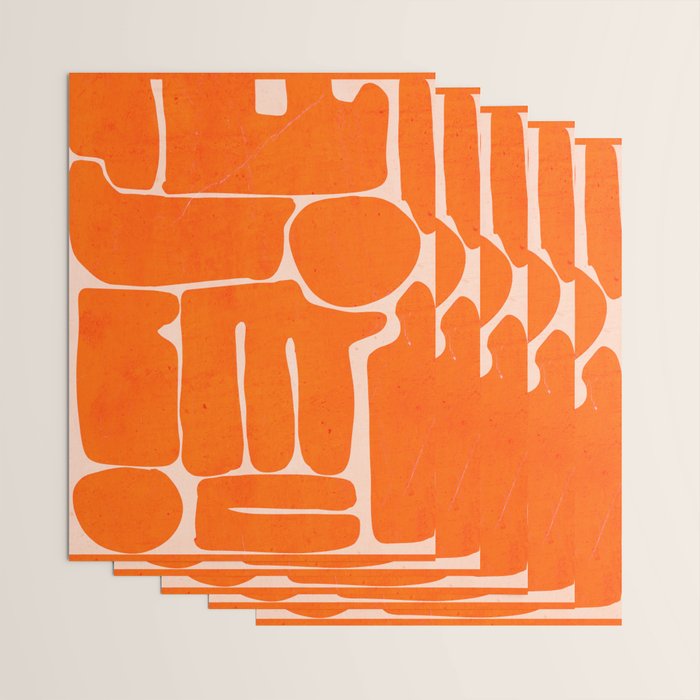 Modern Abstract Minimal Shapes 162/2 Wrapping Paper Gallery Image 3