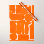 Modern Abstract Minimal Shapes 162/2 Wrapping Paper Gallery Image 1