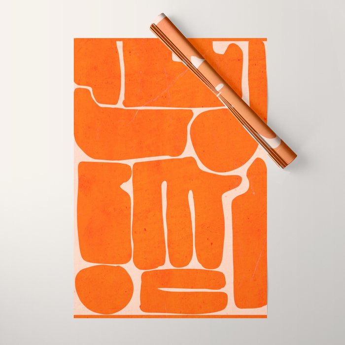 Modern Abstract Minimal Shapes 162/2 Wrapping Paper Gallery Image 1