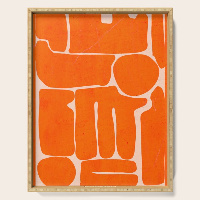 Modern Abstract Minimal Shapes 162/2 Serving Tray Gallery Image 1