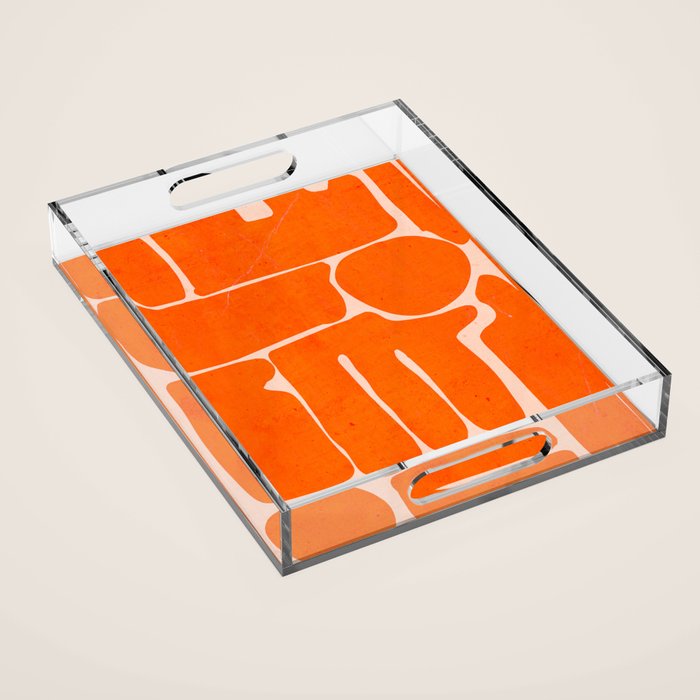 Modern Abstract Minimal Shapes 162/2 Acrylic Tray Gallery Image 1