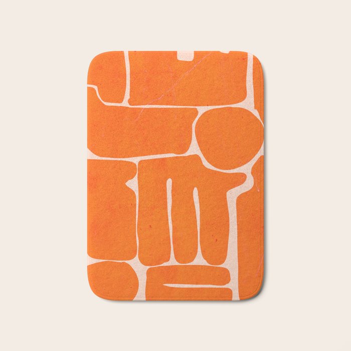 Modern Abstract Minimal Shapes 162/2 Bath Mat Gallery Image 1