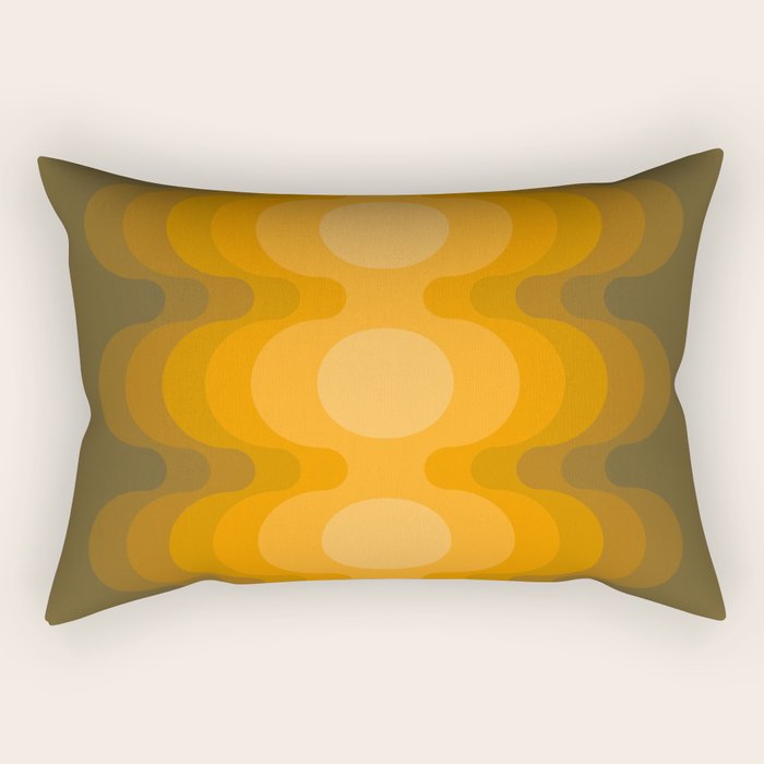 Maize Echo Out Rectangular Pillow Gallery Image 1