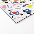 Surealism Art Miro Style Pattern Welcome Mat Gallery Image 2