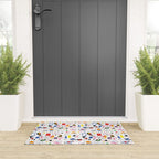 Surealism Art Miro Style Pattern Welcome Mat Gallery Image 3