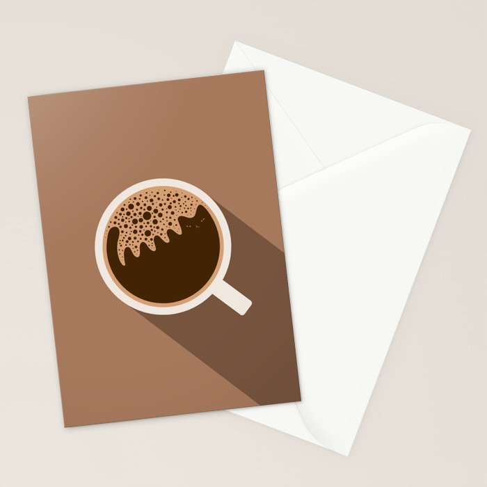 Coffee Cat 6 Stationery Card Gallery Image 2