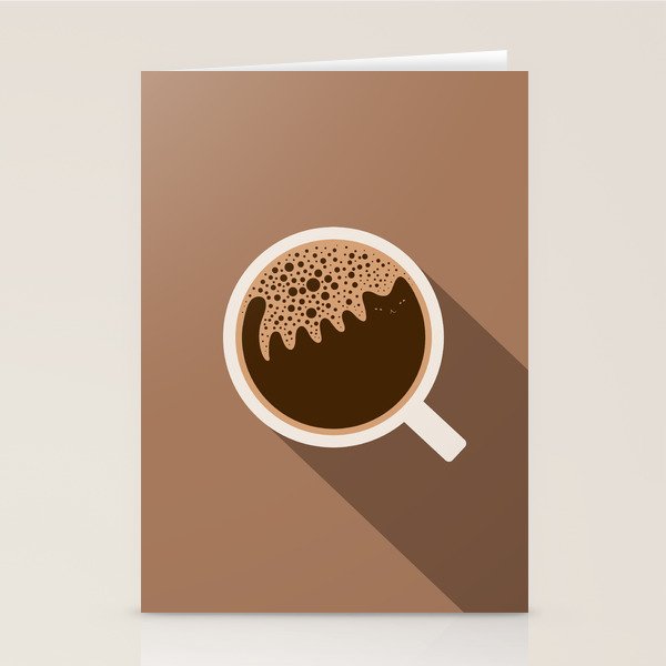 Coffee Cat 6 Stationery Card Gallery Image 2