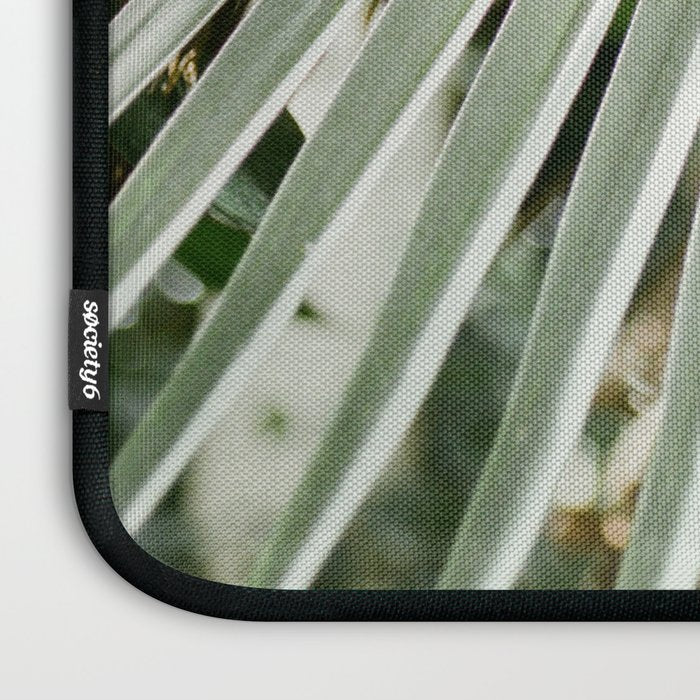Botanical garden close up | Palm leaf detail | Fine art photography print Laptop Sleeve Gallery Image 3