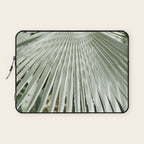 Botanical garden close up | Palm leaf detail | Fine art photography print Laptop Sleeve Gallery Image 1