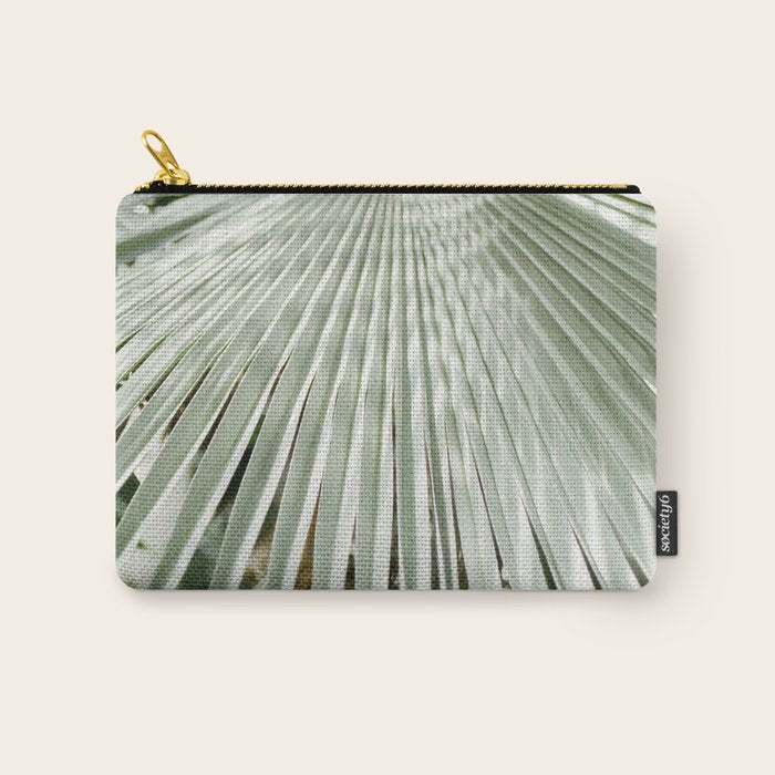 Botanical garden close up | Palm leaf detail | Fine art photography print Carry All Pouch Gallery Image 1