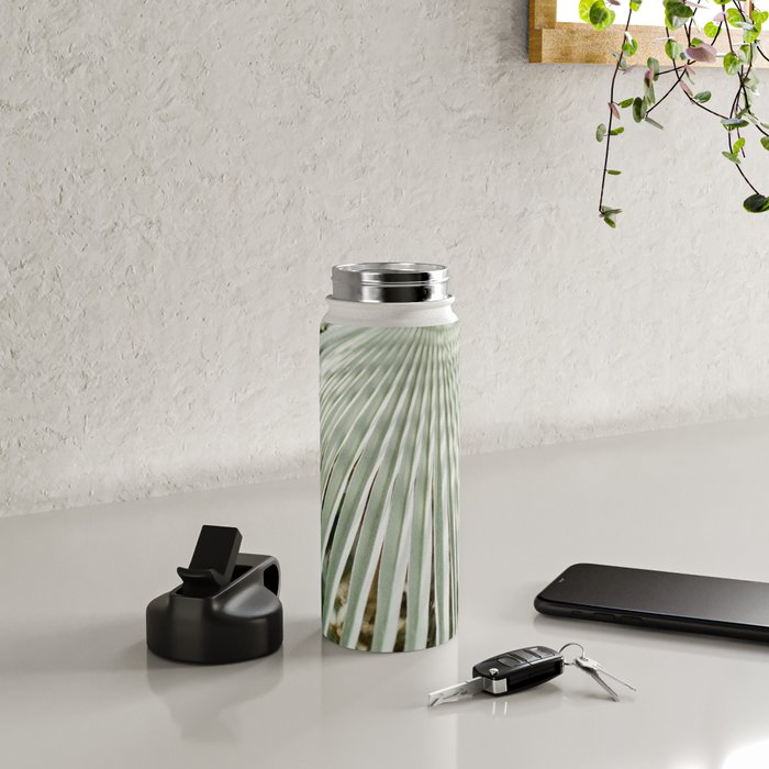 Botanical garden close up | Palm leaf detail | Fine art photography print Water Bottle Gallery Image 4