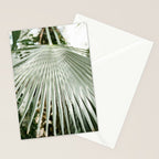 Botanical garden close up | Palm leaf detail | Fine art photography print Stationery Card Gallery Image 2