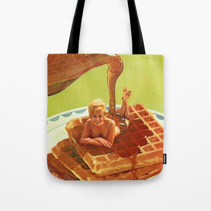 Pour some syrup on me - Breakfast Waffles Tote Bag Gallery Image 1