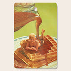 Pour some syrup on me - Breakfast Waffles Cutting Board Gallery Image 1