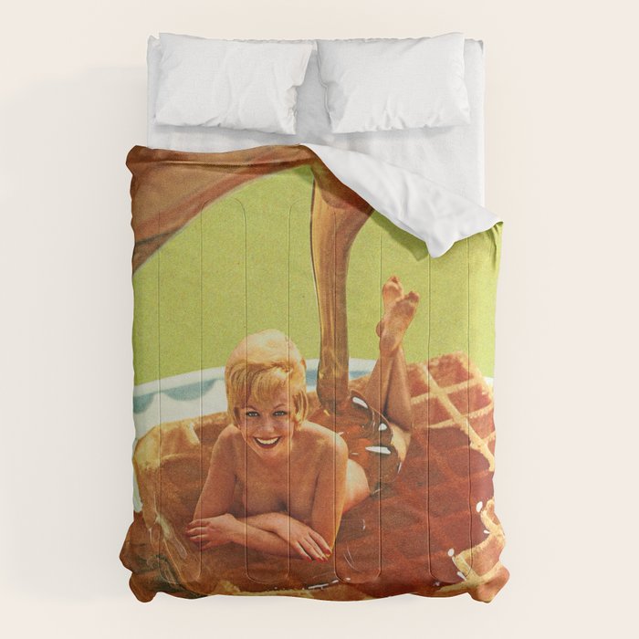 Pour some syrup on me - Breakfast Waffles Comforter Gallery Image 6