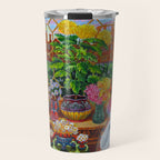 'Master of Cat College' Vintage Cat Art by Louis Wain Travel Mug Gallery Image 1
