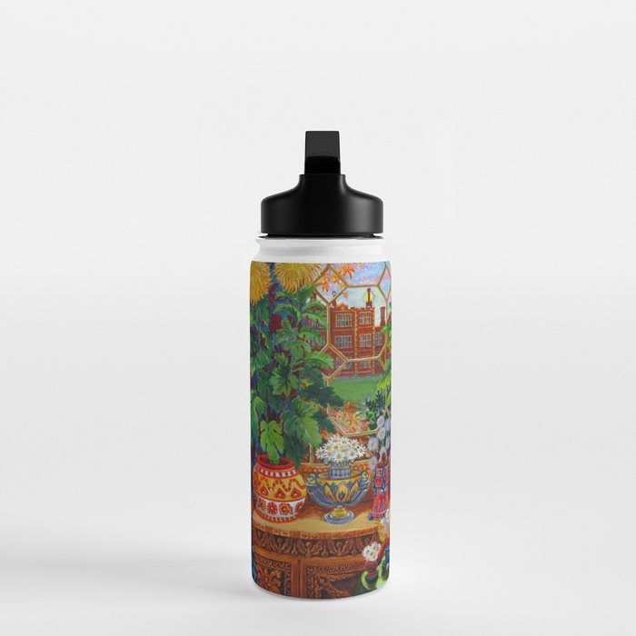 'Master of Cat College' Vintage Cat Art by Louis Wain Water Bottle Gallery Image 3