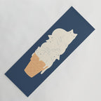 Cat ice cream 2024 Yoga Mat Gallery Image 1