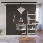 BLACK BUTTERFLY 3 Wall Mural Gallery Image 1