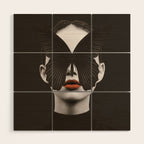 BLACK BUTTERFLY 3 Wood Wall Art Gallery Image 1