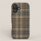 Classical Beige Brown Tartan Plaid Pattern iPhone Case Gallery Image 1