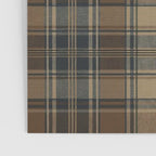 Classical Beige Brown Tartan Plaid Pattern Poster Gallery Image 3