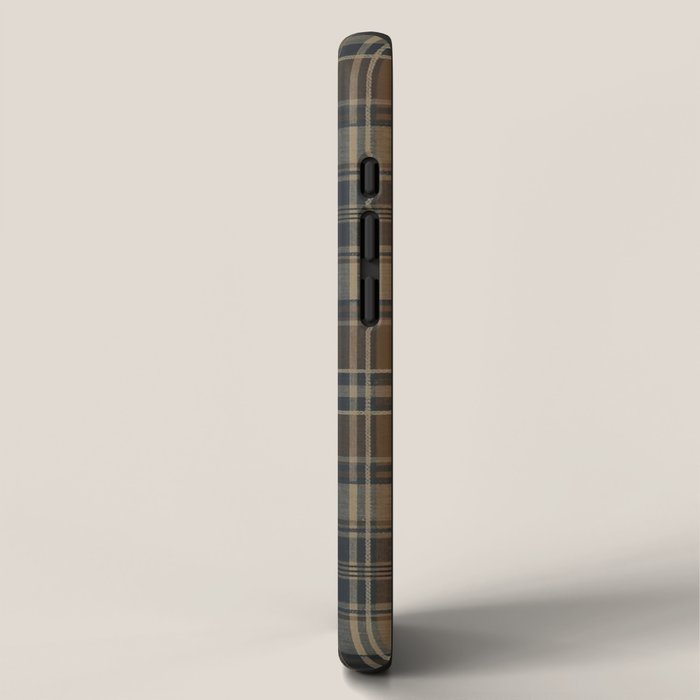 Classical Beige Brown Tartan Plaid Pattern iPhone Case Gallery Image 2