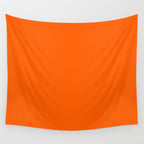 Orange Solid Color for Autumn Winter Collection  Wall Tapestry Gallery Image 4