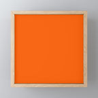 Orange Solid Color for Autumn Winter Collection  Mini Art Print Gallery Image 1