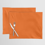 Orange Solid Color for Autumn Winter Collection  Placemat Gallery Image 1