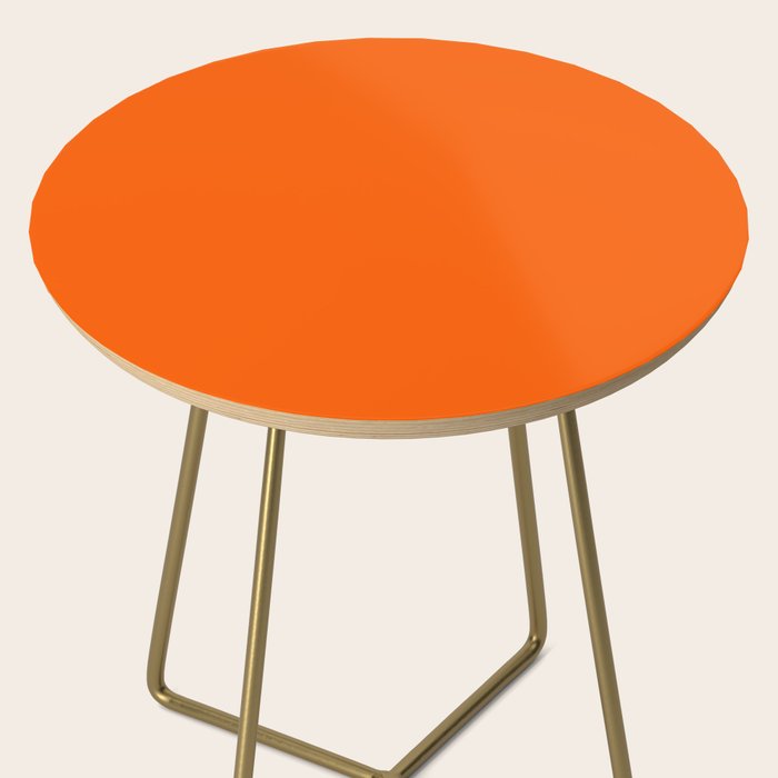 Orange Solid Color for Autumn Winter Collection  Side Table Gallery Image 2