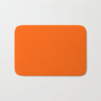 Orange Solid Color for Autumn Winter Collection  Bath Mat Gallery Image 1