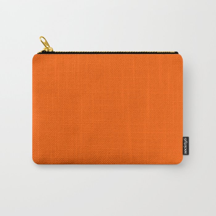 Orange Solid Color for Autumn Winter Collection  Carry All Pouch Gallery Image 1