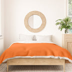 Orange Solid Color for Autumn Winter Collection  Duvet Cover Gallery Image 3