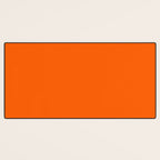 Orange Solid Color for Autumn Winter Collection  Desk Mat Gallery Image 3