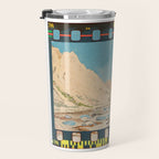 Technicolor Coastal Beach Travel Mug Gallery Image 3