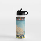 Technicolor Coastal Beach Water Bottle Gallery Image 1