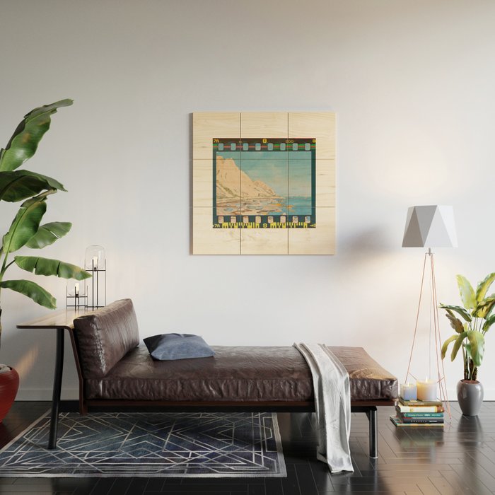 Technicolor Coastal Beach Wood Wall Art Gallery Image 2